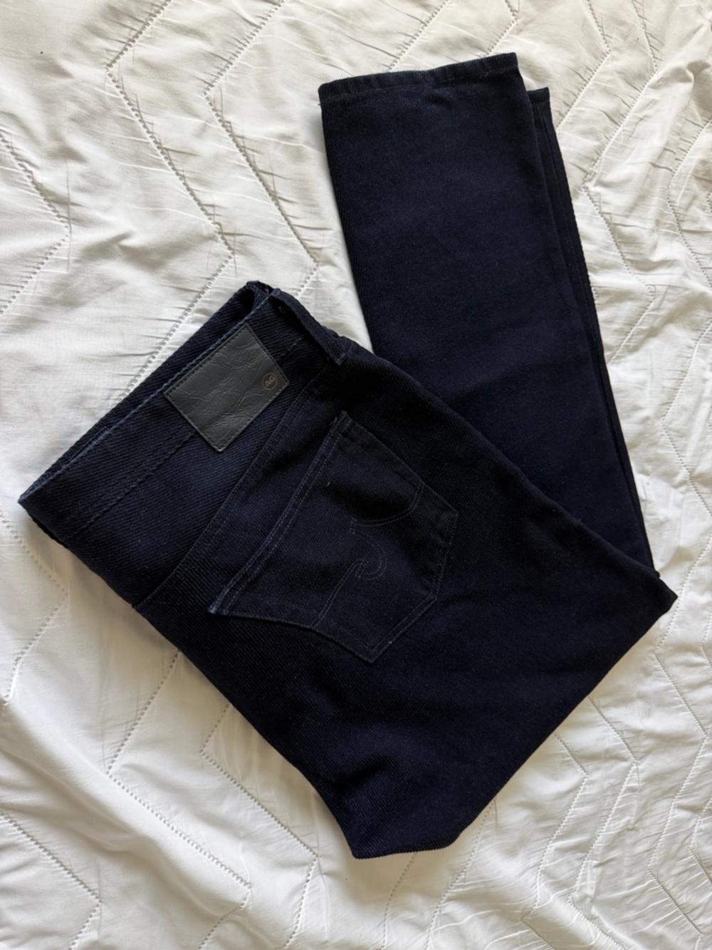 AG Men’s Dark Navy Pants - Straight Fit